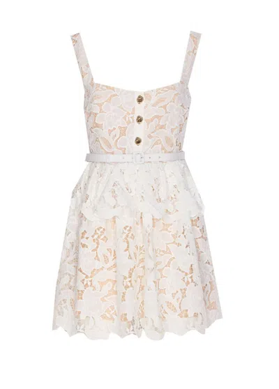 Self-portrait Dresses In White