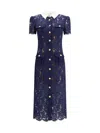 Self-portrait Dresses In Blue