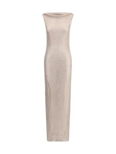 Self-portrait Dresses In Neutral