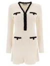 Self-portrait Dresses In Neutral