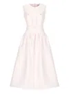 Self-portrait Taffeta Midi Dress In Pink