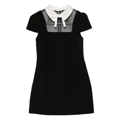 Self-portrait Dresses In Black