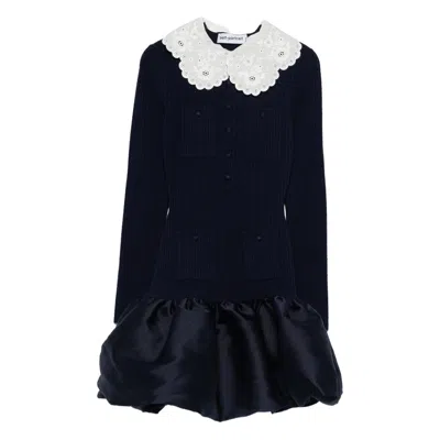 Self-portrait Dresses In Blue