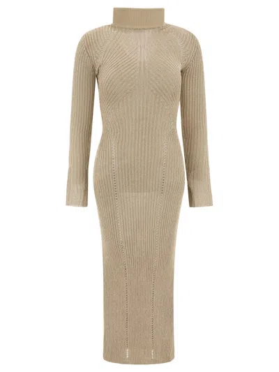 Self-portrait Dresses In Gold
