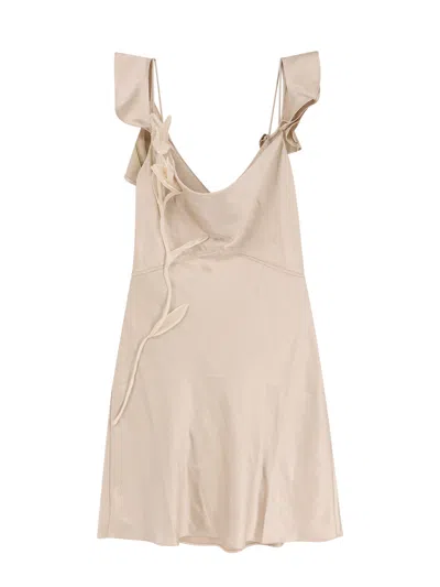Self-portrait Self Portrait Dresses Beige In Neutral