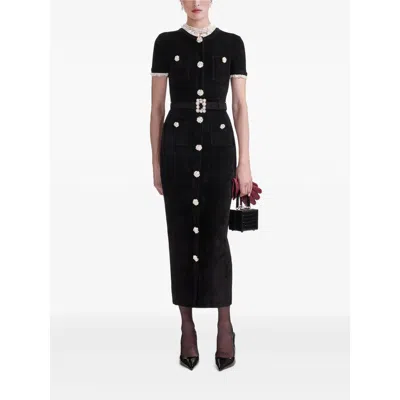 Self-portrait Dresses In Black