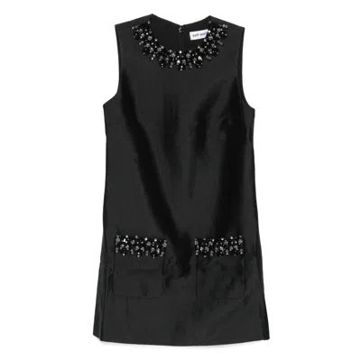 Self-portrait Dresses In Black