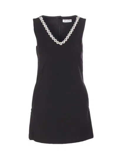 Self-portrait Dresses In Black