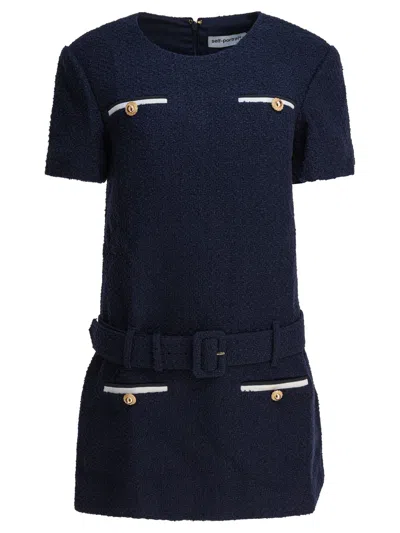 SELF-PORTRAIT DRESSES BLUE
