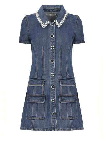 Self-portrait Dresses In Blue