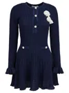 Self-portrait Dresses In Blue