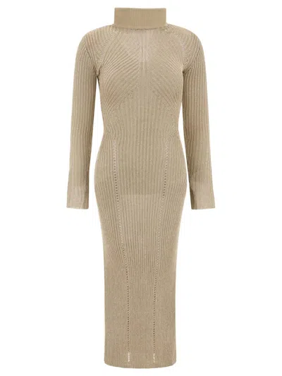 Self-portrait Dresses In Neutral