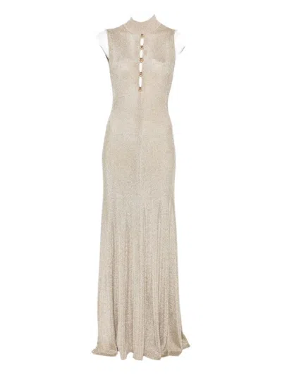 Self-portrait Dresses In Gold