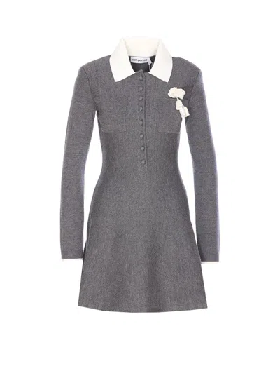 Self-portrait Dresses In Gray