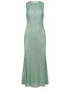 Self-portrait Dresses In Green