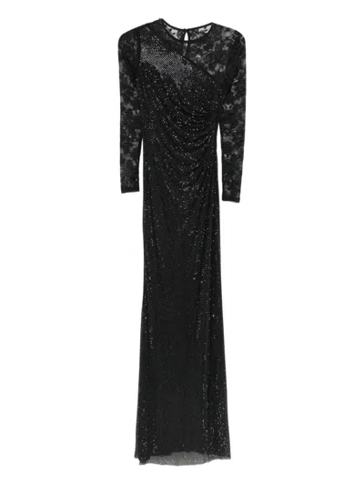 Self-portrait Dresses In Black