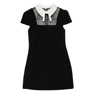 Self-portrait Dresses In Black