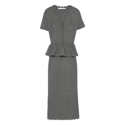 Self-portrait Dresses In Gray