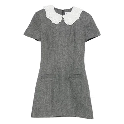 Self-portrait Dresses In Gray