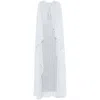Self-portrait Rhinestone-embellished Gown In Multicolor