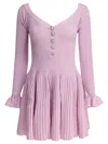 Self-portrait Self Portrait Lilac Viscose Blend Dress