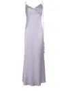 Self-portrait Flower Maxi Dress In Purple