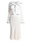 Self-portrait Self Portrait White Viscose Blend Dress Women