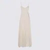 Self-portrait Lace Embroidered Maxi Dress In White