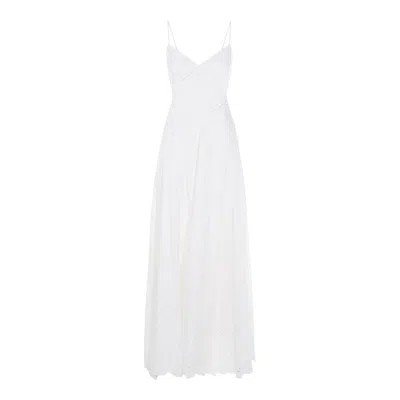 Self-portrait Dresses In White