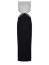 Self-portrait Cut-out Detail Gown In White