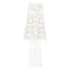 Self-portrait Lace Scalloped-hem Dress In White
