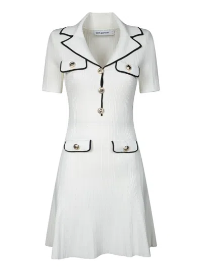 Self-portrait Dresses In White