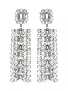 Self-portrait Multi Crystal Droplet Jewelry Silver In Metallic
