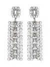 Self-portrait Multi Crystal Droplet Jewelry Silver