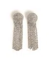 SELF-PORTRAIT SELF-PORTRAIT DROPLET' SILVER-PLATED BRASS EARRINGS