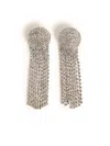 Self-portrait Droplet Silver-plated Brass Earrings