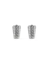 Self-portrait Pendant Earrings In Metallic