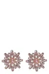 Self-portrait Earrings Flower In Pink