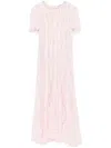 Self-portrait Elegant Midi Dress For Women In Pink