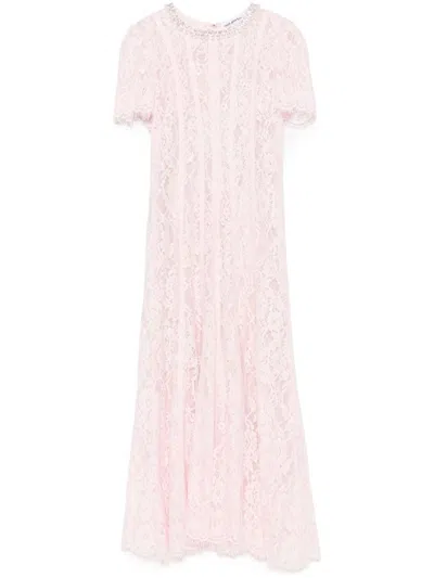 Self-portrait Elegant Midi Dress For Women In Pink