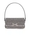 Self-portrait Crystal Baguette Bag In Gray
