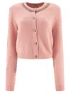 Self-portrait Crystal-embellished Cardigan
