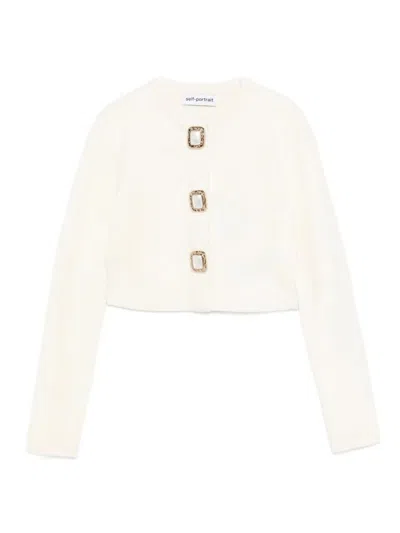 SELF-PORTRAIT SELF-PORTRAIT EMBELLISHED CARDIGAN