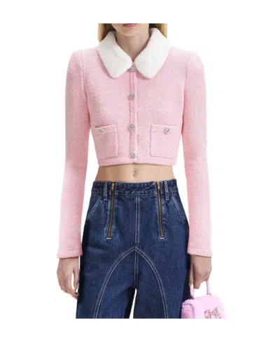 Self-portrait Maglia In Pink