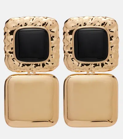 SELF-PORTRAIT EMBELLISHED DROP EARRINGS