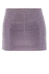 Self-portrait Self Portrait Embellished Fabric Mini Skirt In Pink
