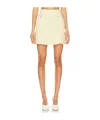 Self-portrait Embellished Flared Tweed Mini Skirt In White