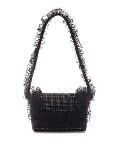 SELF-PORTRAIT EMBELLISHED HAND BAG