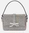 Self-portrait Micro Chainmail Crystal Top Handle Bag In Multicoloured
