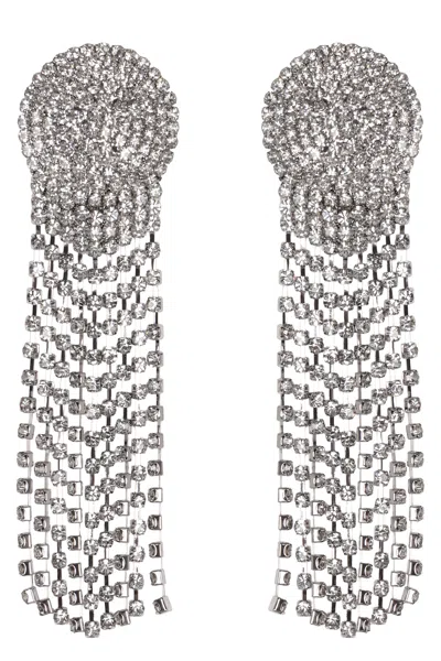 Self-portrait Embellished Maxi-earrings